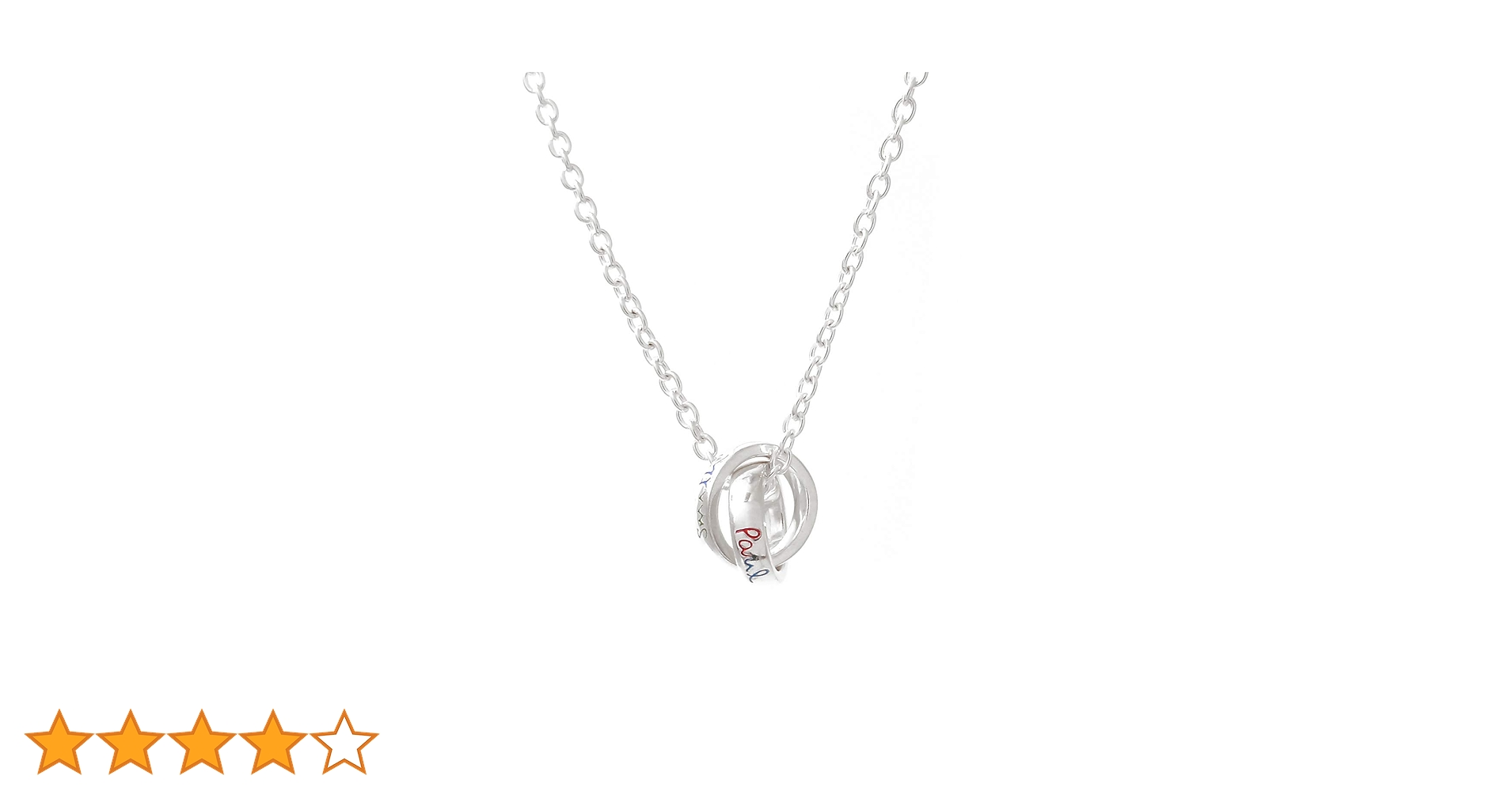 Amazon | [ポール・スミス] Paul Smith ダブルリング ネックレス